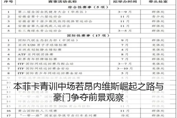 本菲卡青训中场若昂内维斯崛起之路与豪门争夺前景观察